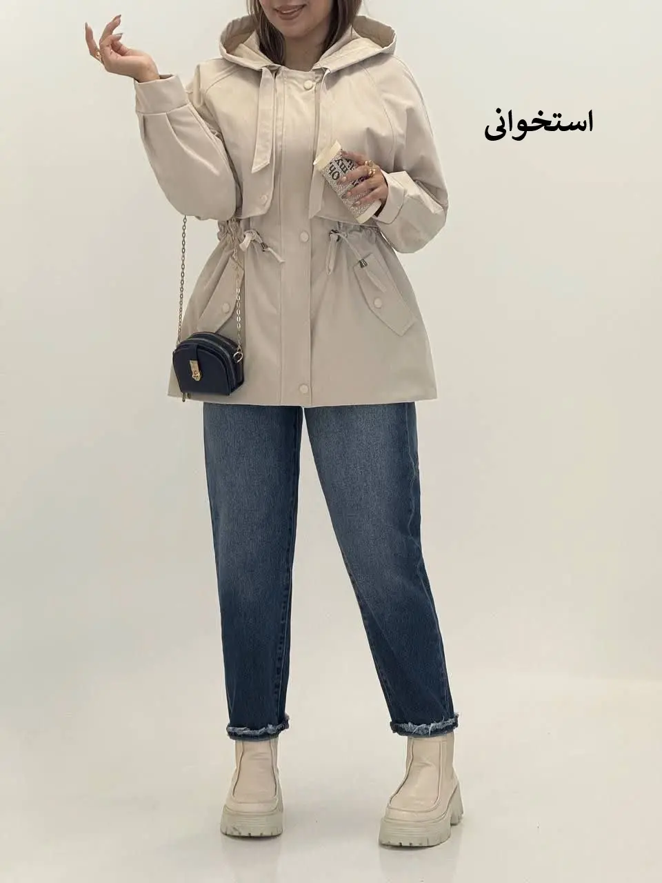 3544-بارونی آستردار آناهیتا (ایراددار)